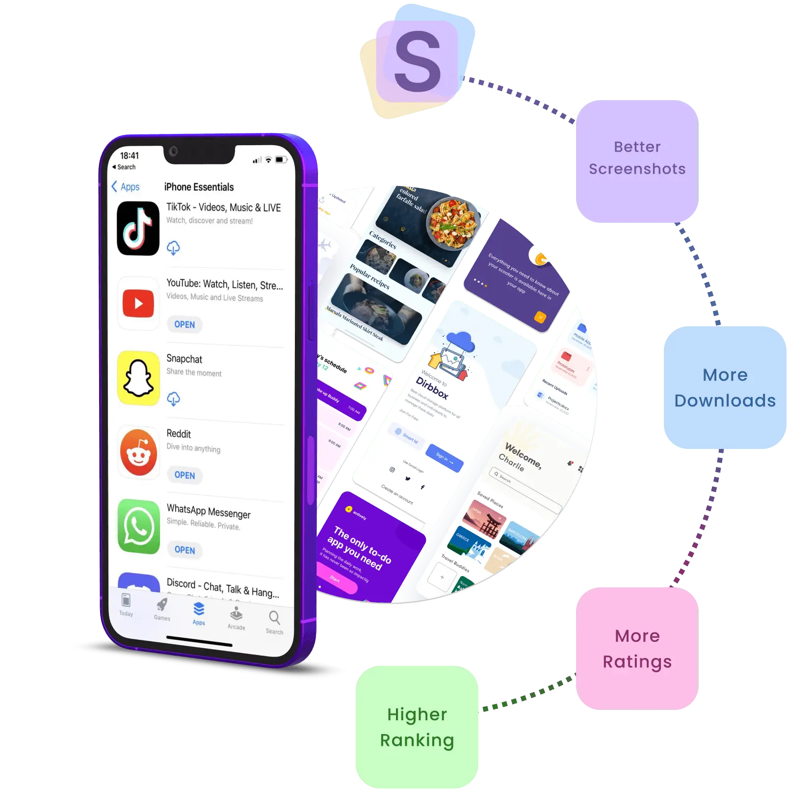 MVP Website Generator dashboard preview showing AI-powered landing page builder interface