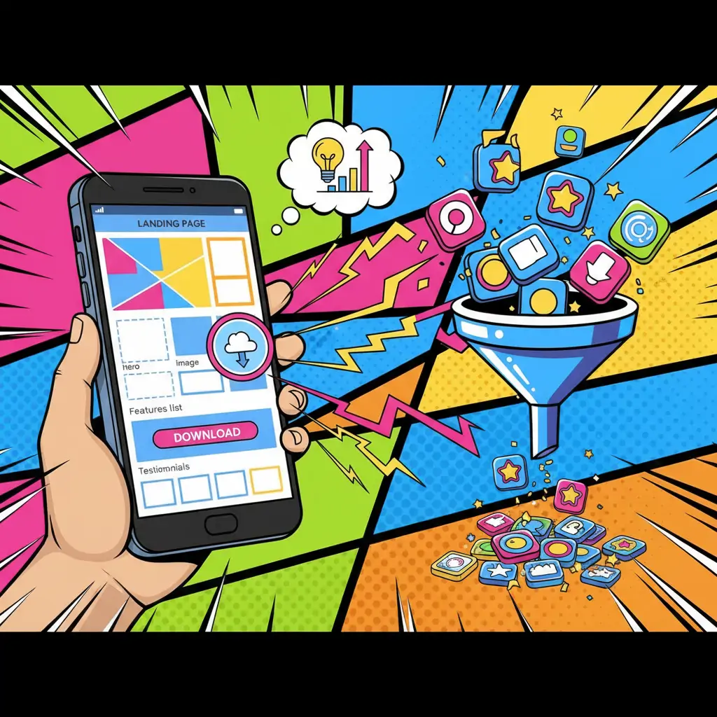 How to Create a Compelling Landing Page for Your App That Drives Downloads Before Launch - featured article image